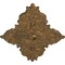 Ekena Millwork Melchor Diamond Medallion (Canopies up to 4"), 67 1/4"W x 43 3/8"H x 4"ID x 2"P, Rubbed Bronze CM70X43MLRZS - alternate 4